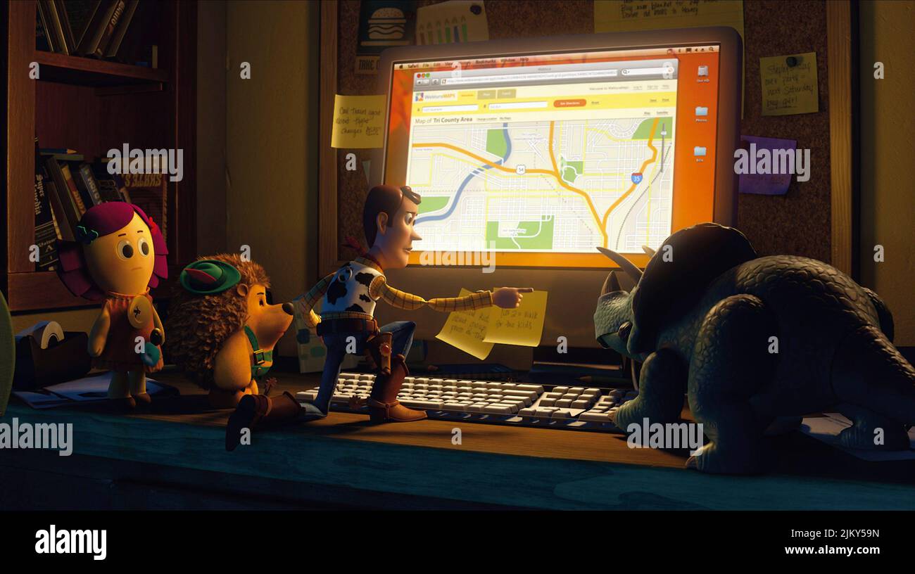 DOLLY, MR. PRICKLEPANTS, WOODY, TOY STORY 3, 2010 Stock Photo Alamy