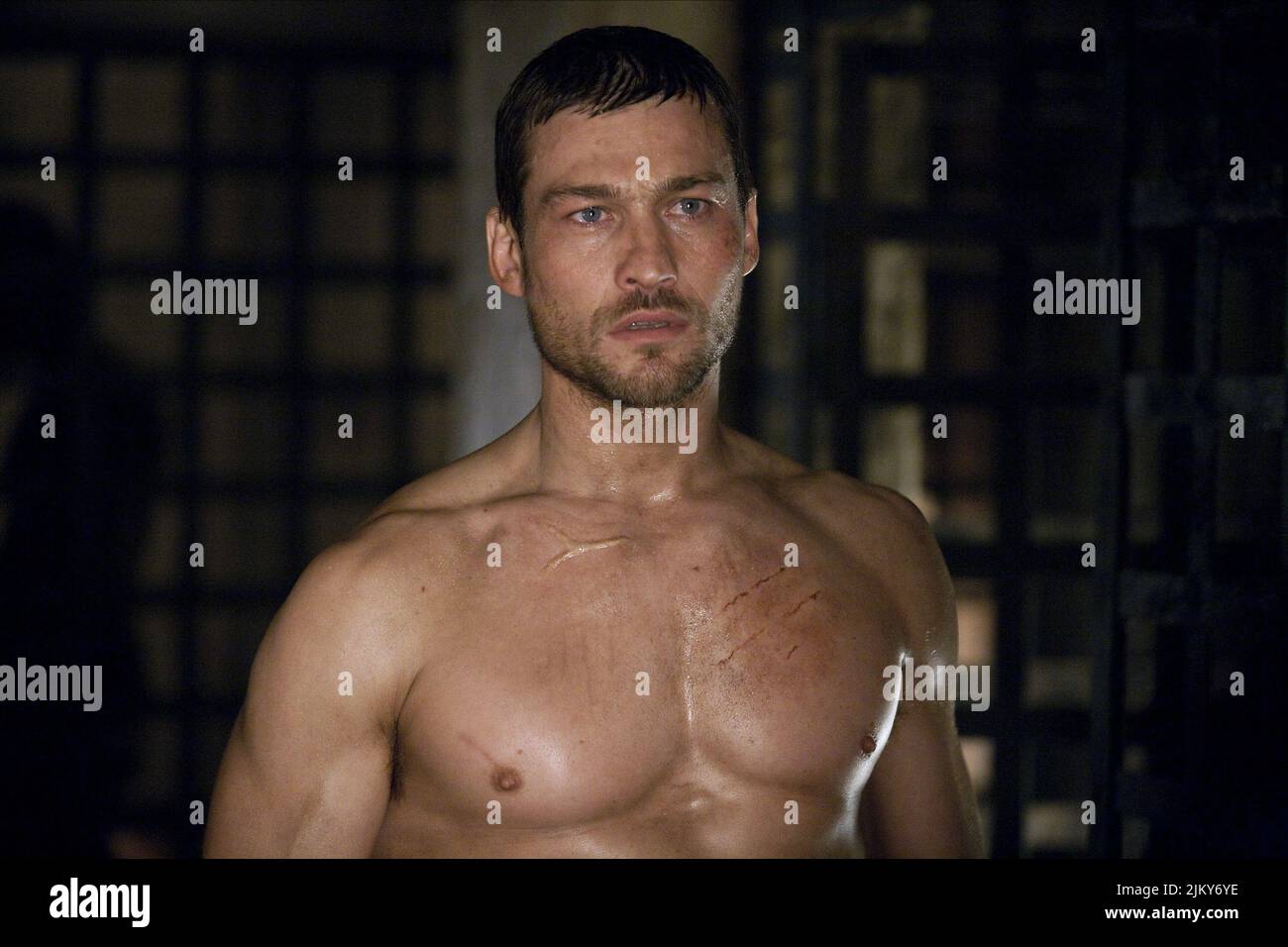 ANDY WHITFIELD, SPARTACUS: BLOOD AND SAND, 2010 Stock Photo