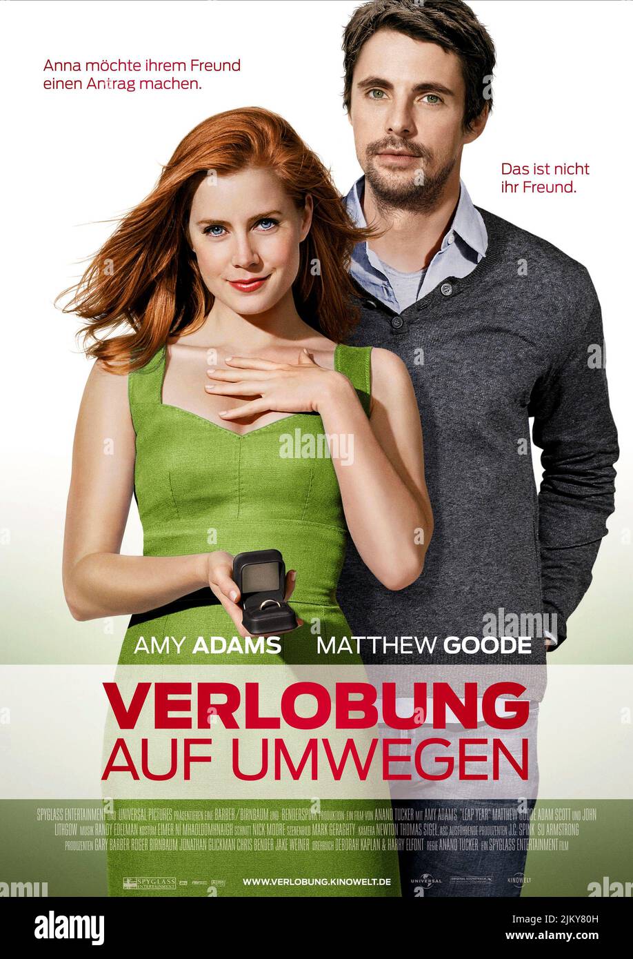 Amy adams matthew goode leap year 2010 stock photo alamy
