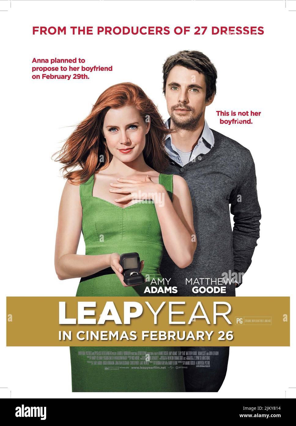 Amy adams matthew goode leap year 2010 stock photo alamy