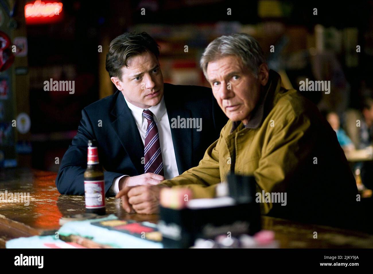 BRENDAN FRASER, HARRISON FORD, EXTRAORDINARY MEASURES, 2010 Stock Photo