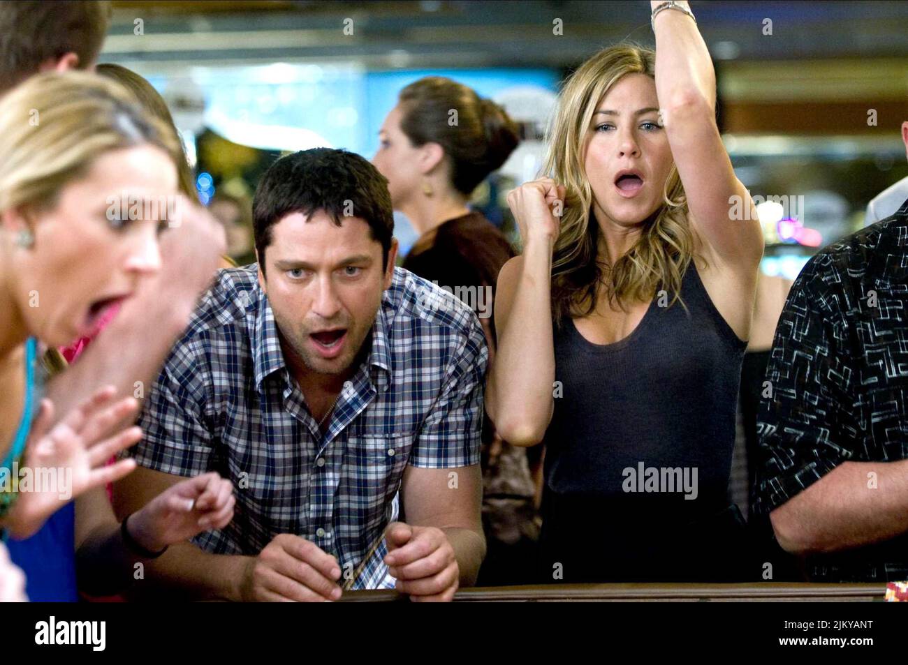 GERARD BUTLER, JENNIFER ANISTON, THE BOUNTY HUNTER, 2010 Stock Photo