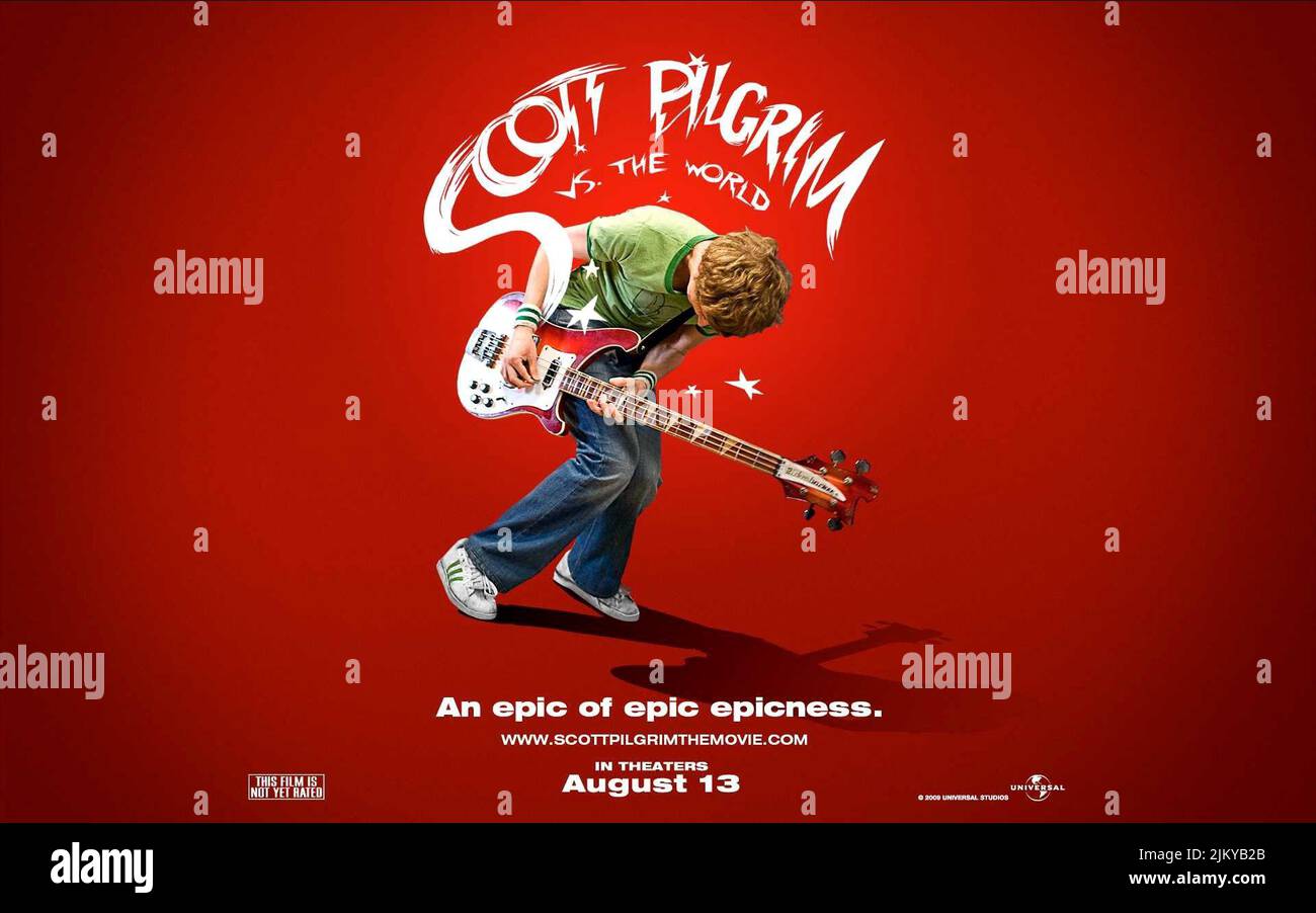 MICHAEL CERA POSTER, SCOTT PILGRIM VS. THE WORLD, 2010 Stock Photo - Alamy