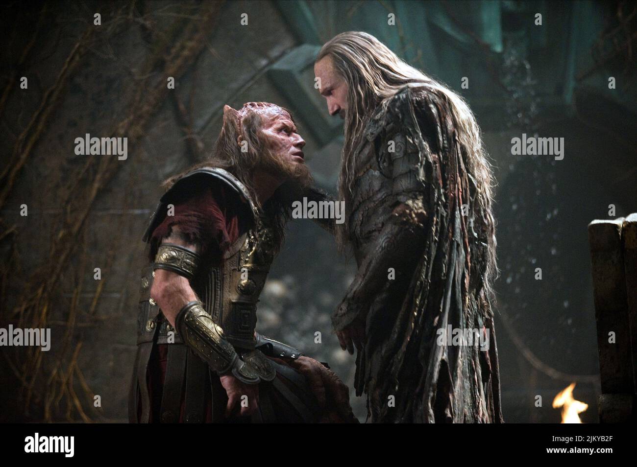 JASON FLEMYNG, RALPH FIENNES, CLASH OF THE TITANS, 2010 Stock Photo