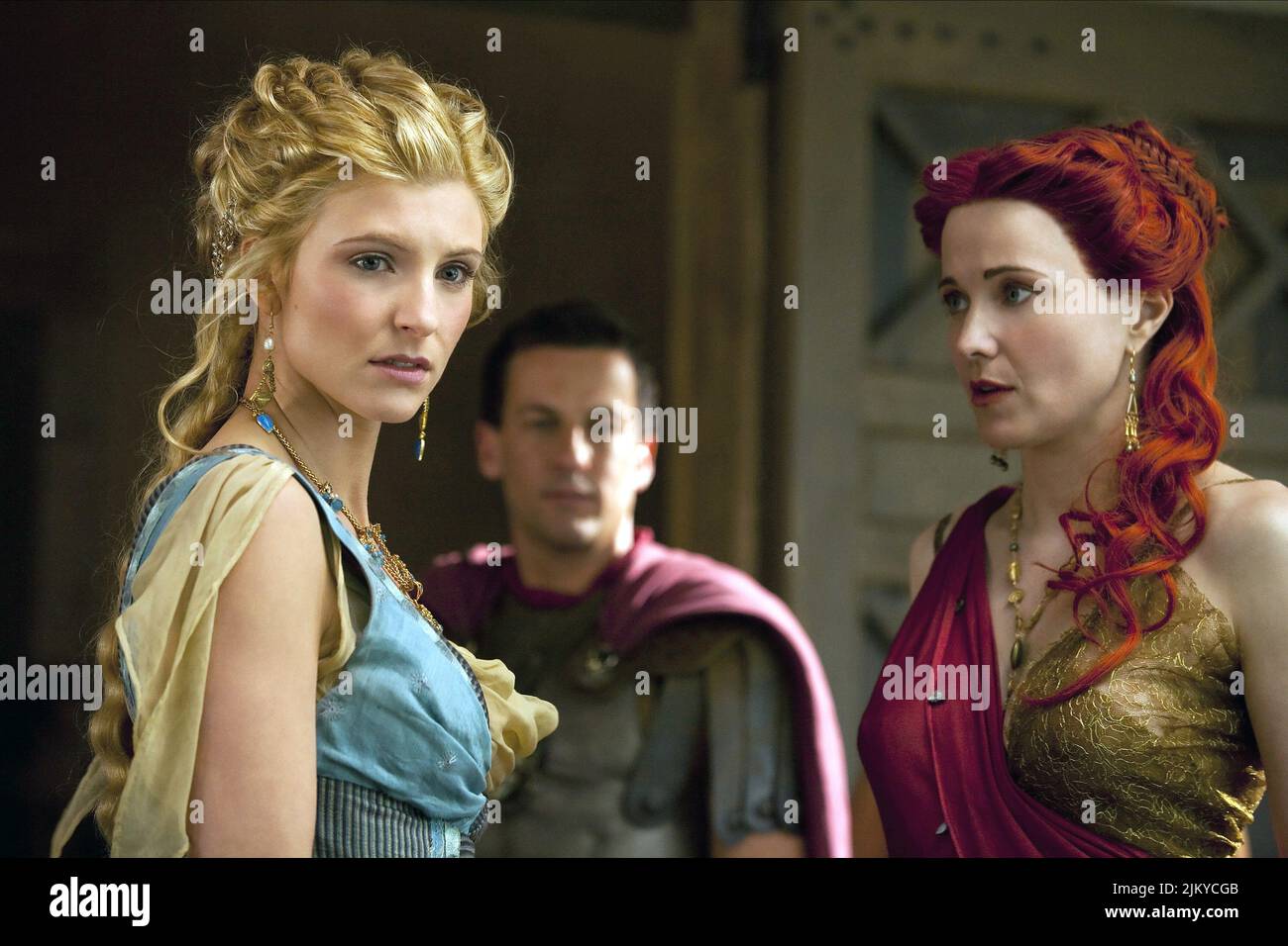 VIVA BIANCA LUCY LAWLESS SPARTACUS BLOOD AND SAND 2010 Stock Photo VIVA BIANCA LUCY LAWLESS SPARTACUS BLOOD AND SAND 2010 Stock Photo