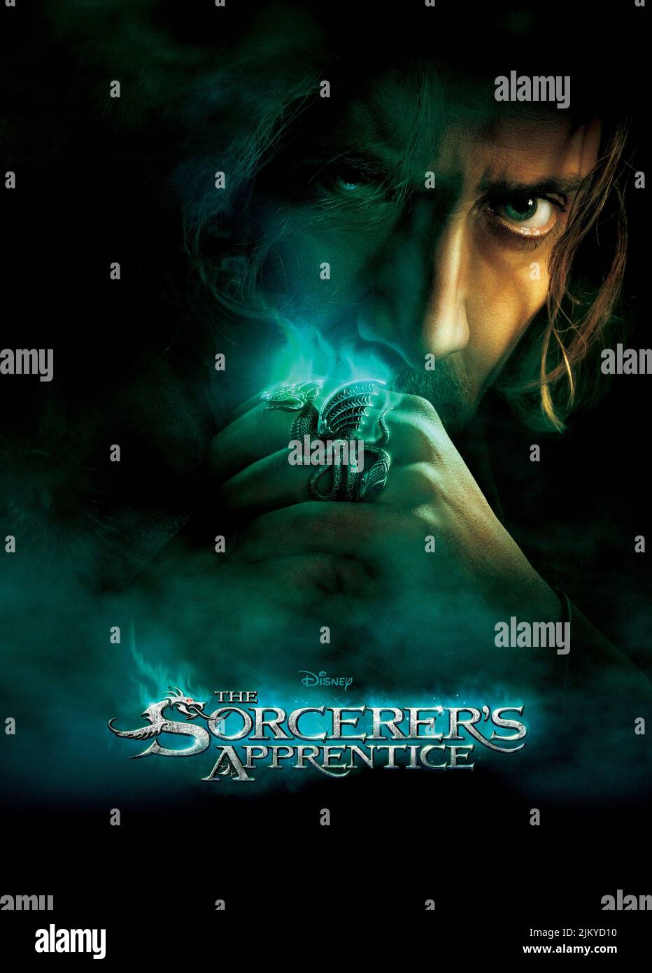 NICOLAS CAGE POSTER, THE SORCERER'S APPRENTICE, 2010 Stock Photo Alamy