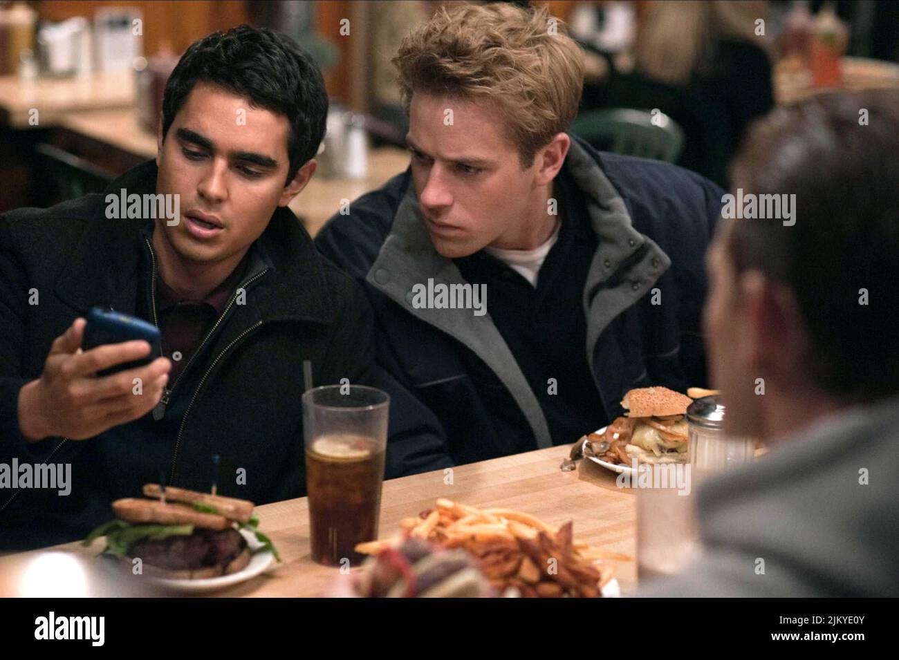 MAX MINGHELLA, ARMIE HAMMER, THE SOCIAL NETWORK, 2010 Stock Photo Alamy
