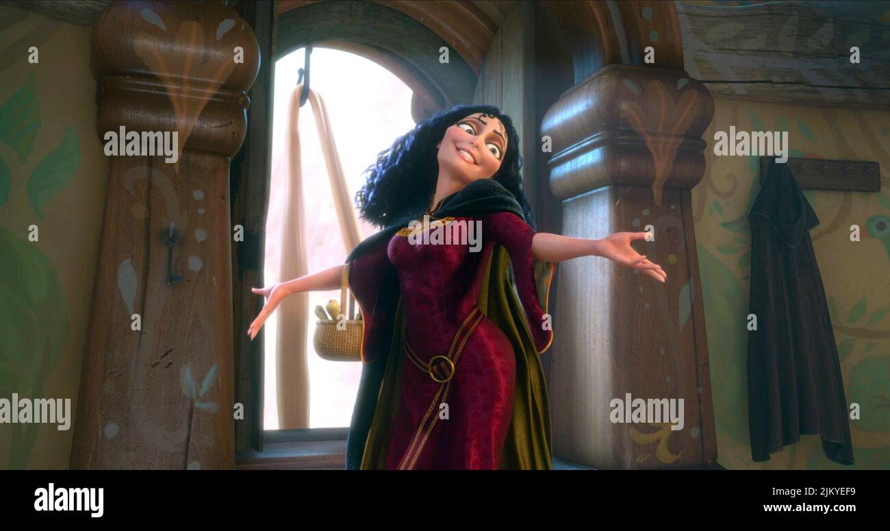 MOTHER GOTHEL, TANGLED , 2010 Stock Photo