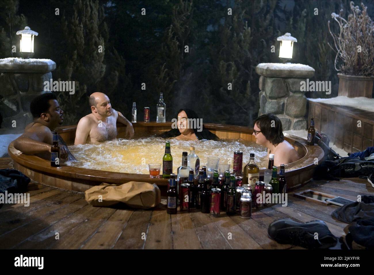 CRAIG ROBINSON, ROB CORDDRY, JOHN CUSACK, CLARK DUKE, HOT TUB TIME