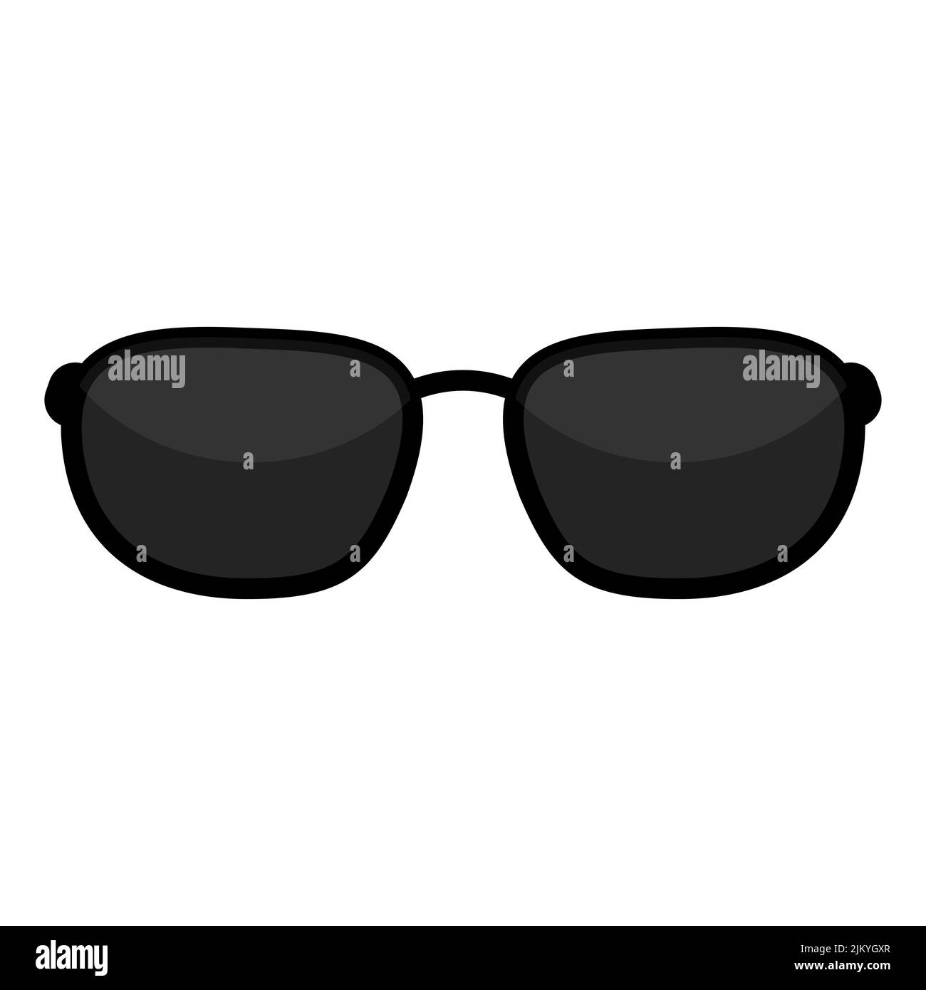 Sunglasses icon vector isolated on white background Stock Vector Image