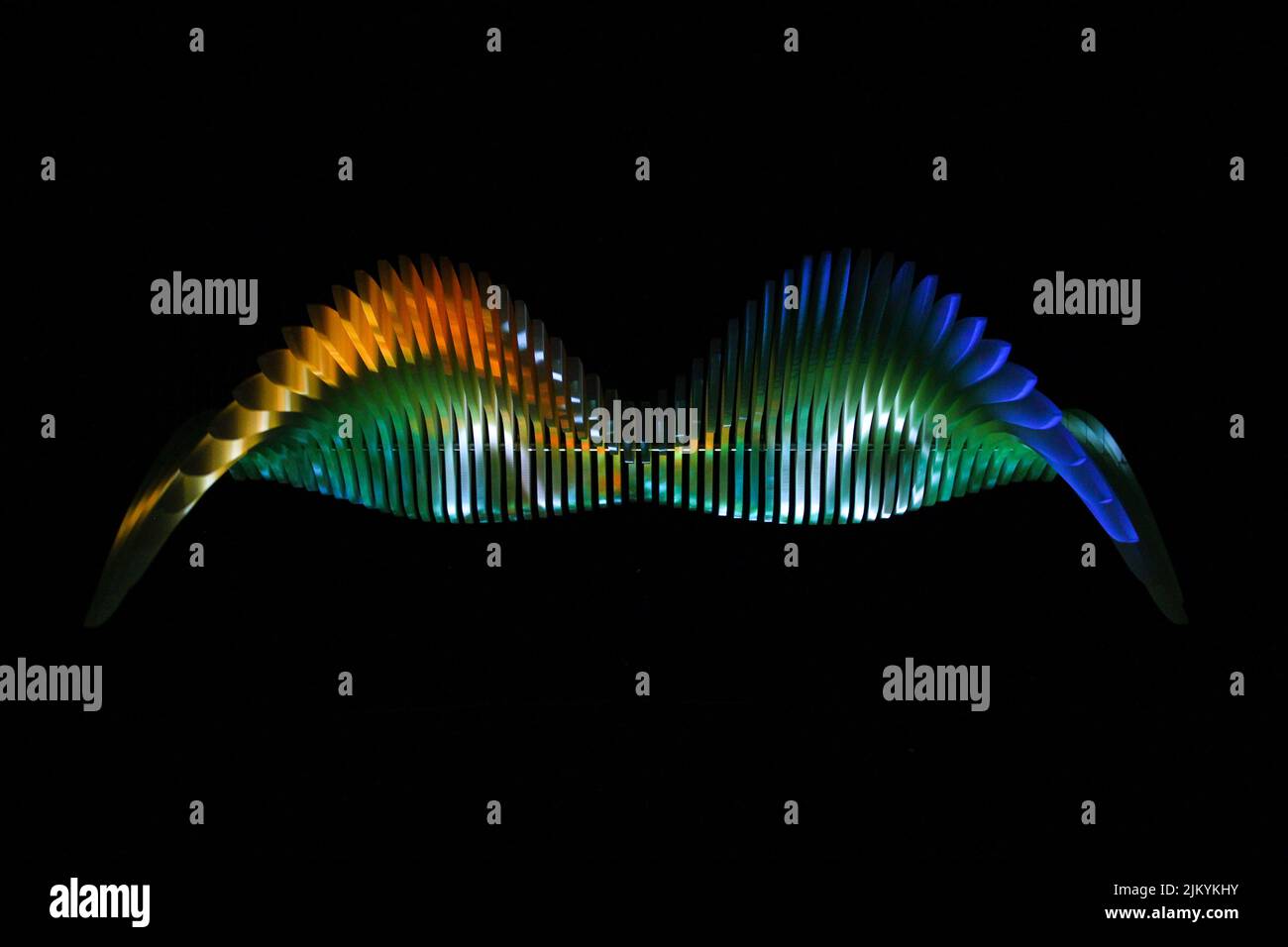Abstract art expressing flapping wi Stock Photo