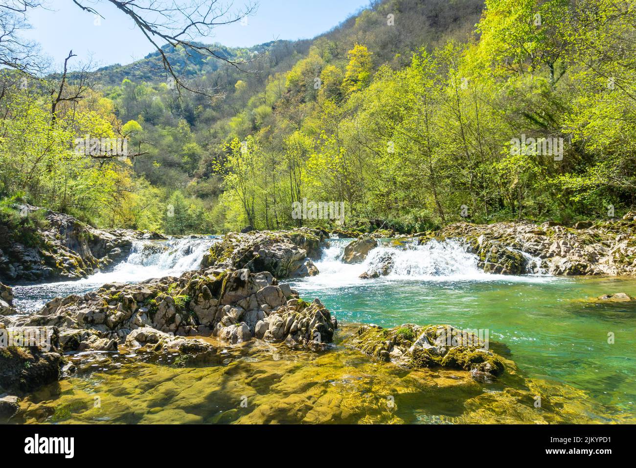The Sella river between the Tornin to the Olla de San Vicente, near