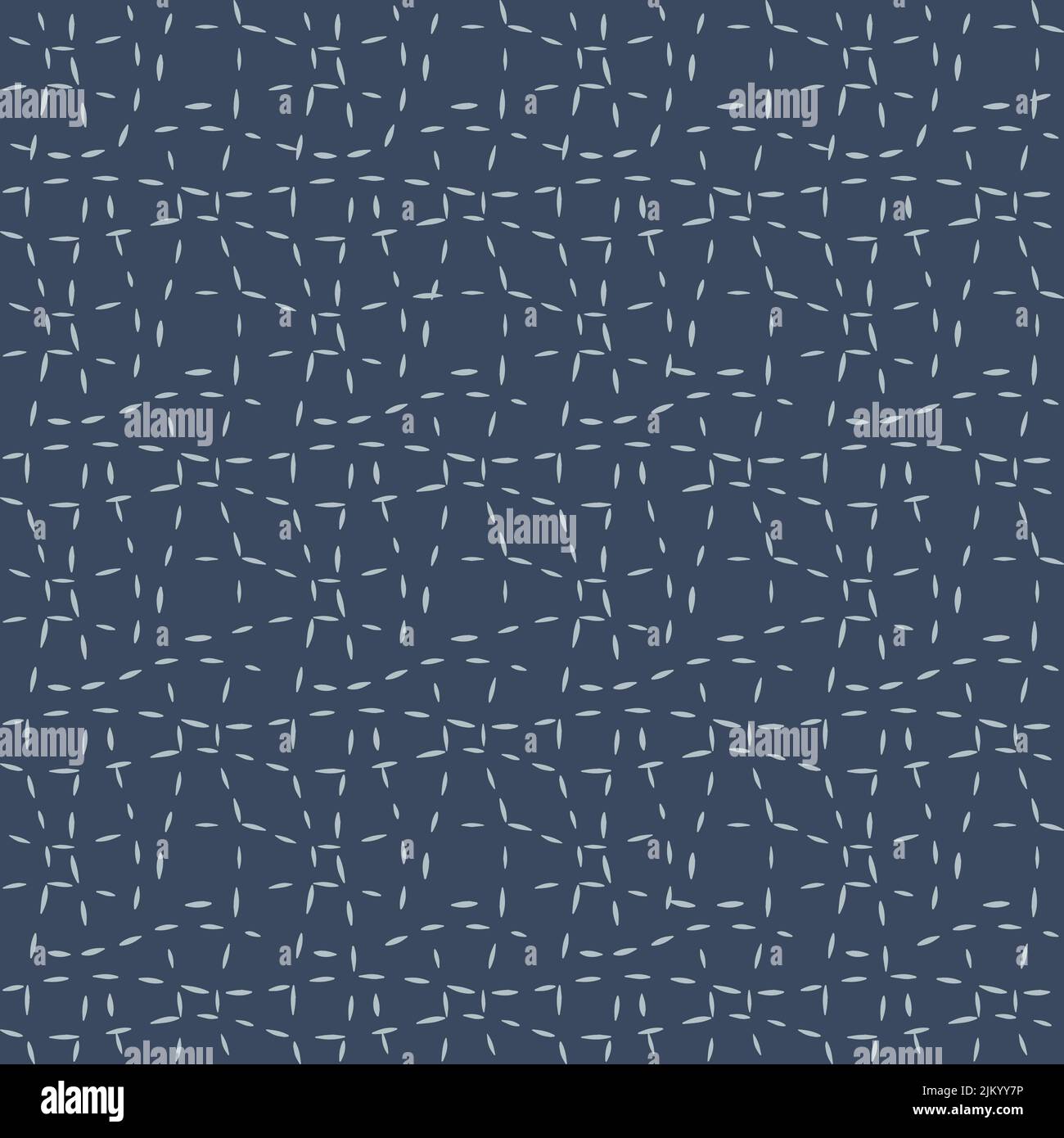 seamless pattern with dash lines abstract scribble. Stock Vector