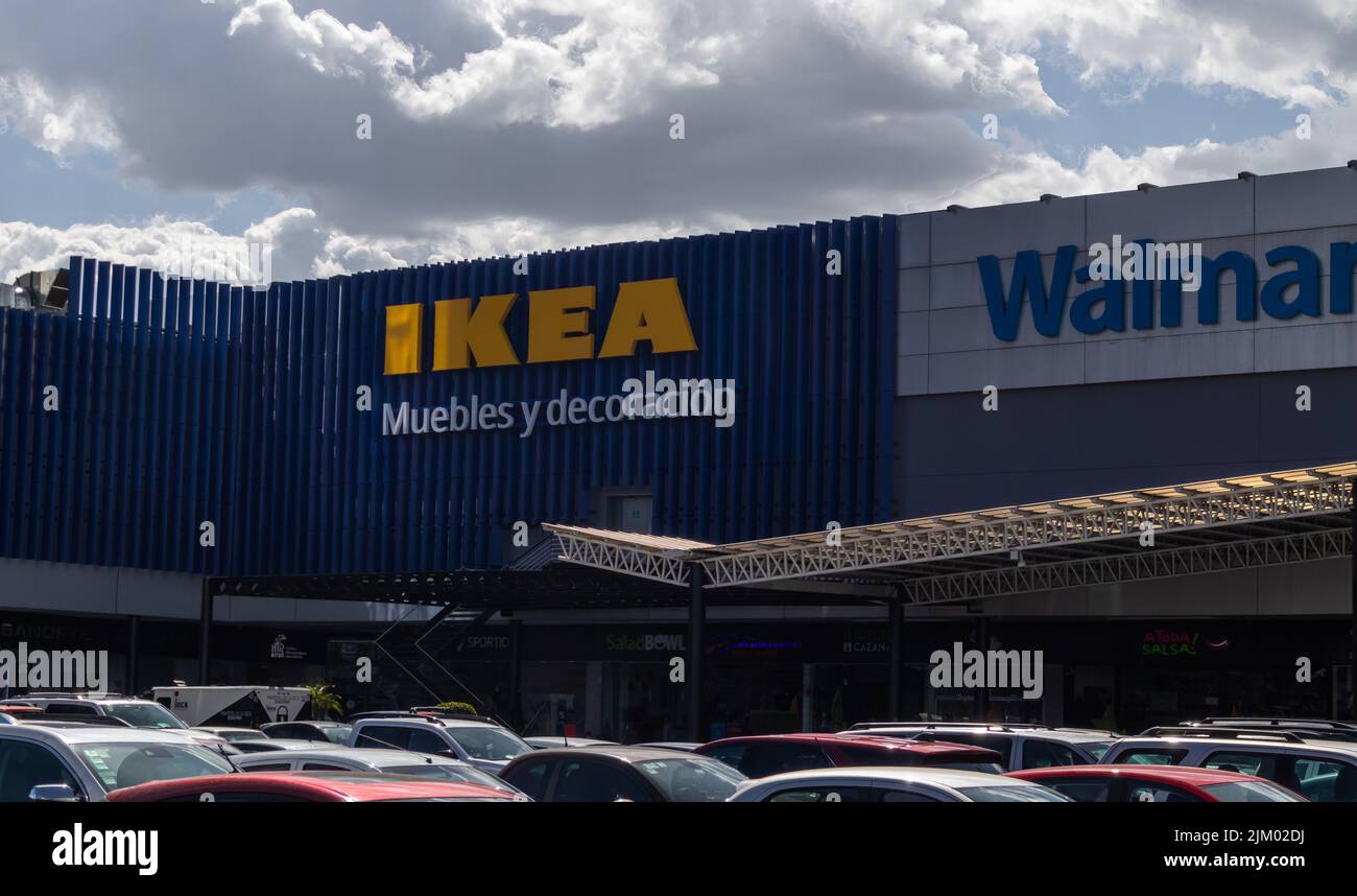Puebla city, Mexico - August, 2022: sign of the new IKEA store in Puebla  city at Via San Angel, Angelopolis at a side of a Walmart store sign Stock  Photo - Alamy