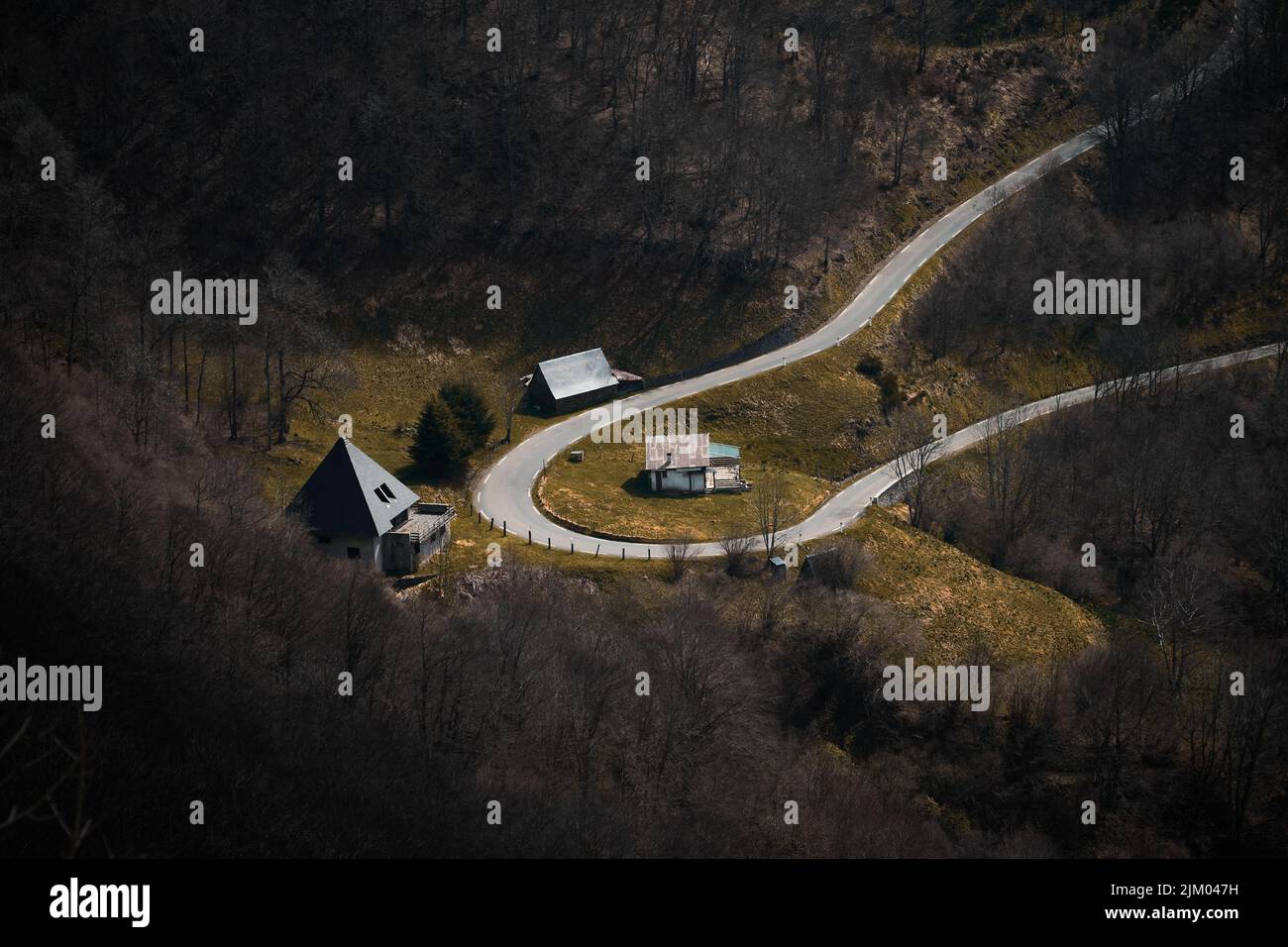 Drone shot beautiful green mountain hi-res stock photography and images ...
