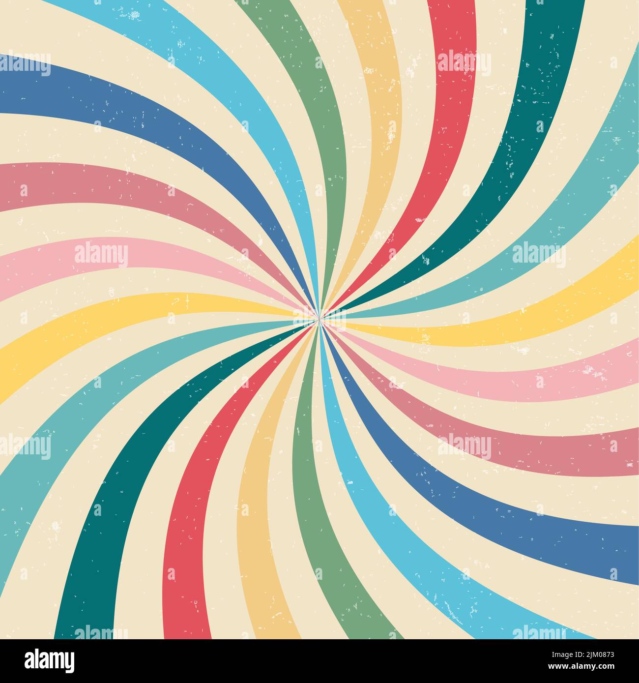 soft pastel colored swirl retro background, vector illustration Stock Vector