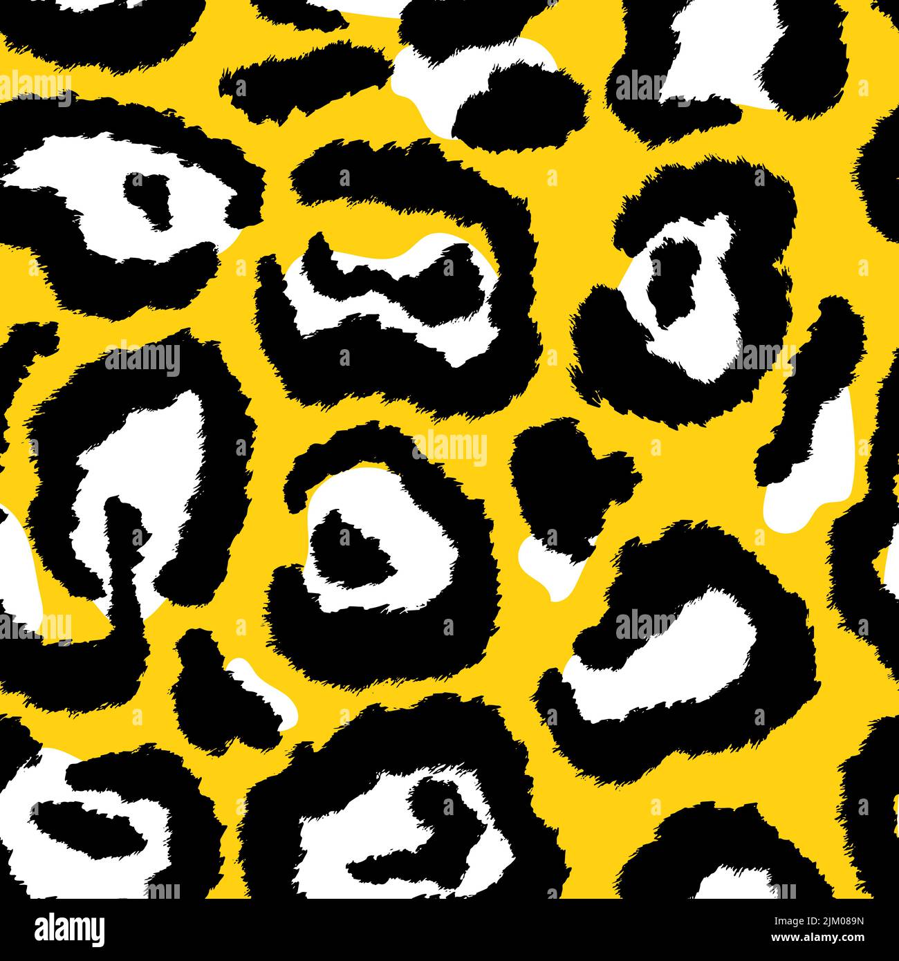 Leopard imitation seamless pattern. Vector illustration Stock Vector ...