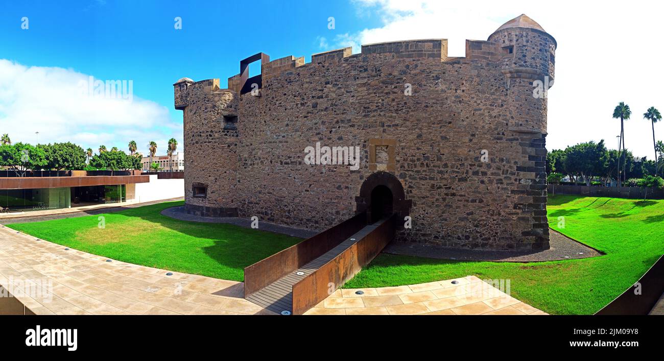 THe exterior of the Martin Chirino Art and Thought Foundation in Las Palmas de Gran Canaria, Spain Stock Photo