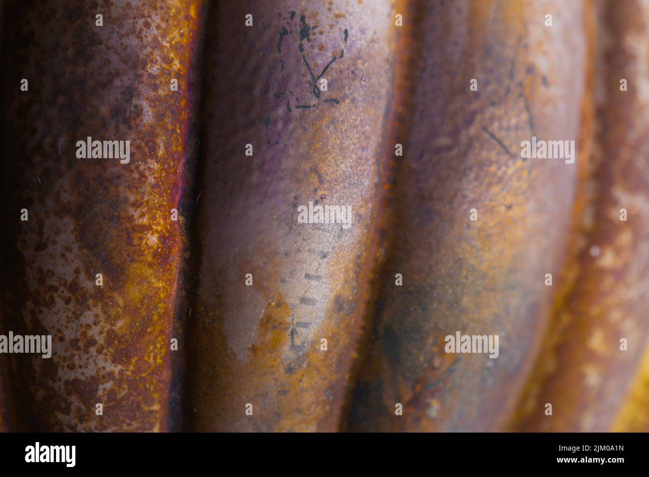 Rusty Ribbed Metal Texture Ribbed metal rusty surface.Ribbed surface.Shabby metal background with ...