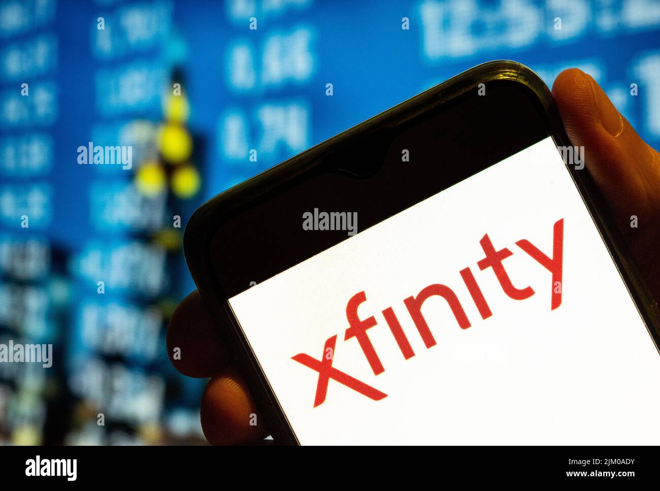 In this photo illustration, the American television service