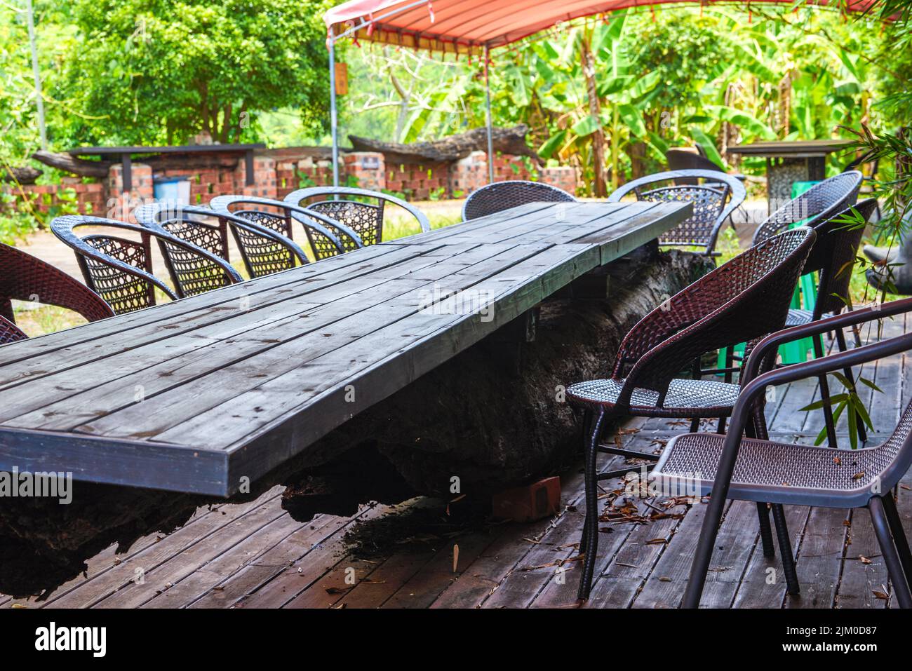Closeup long meeting table hi-res stock photography and images - Alamy
