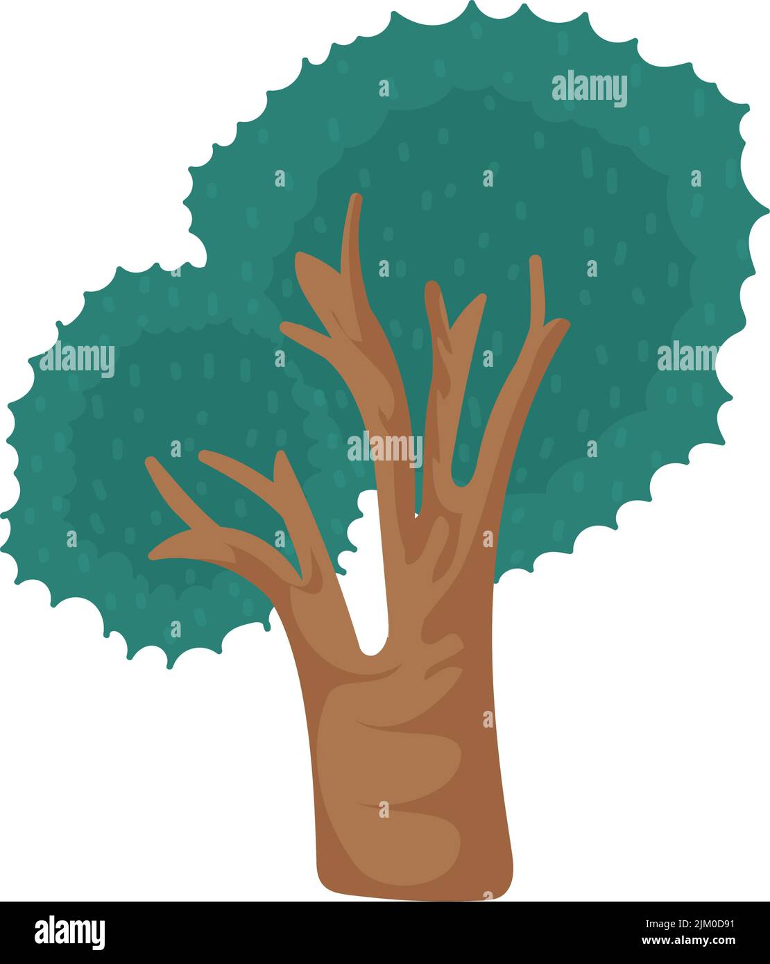 tree foliage icon Stock Vector