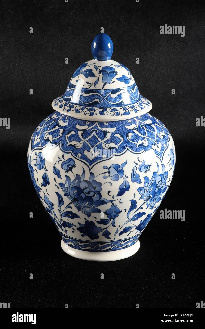 decorative antique handmade ceramic vase Stock Photo - Alamy