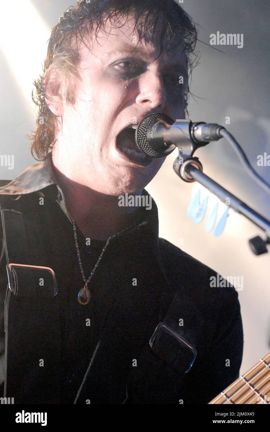 Deadsy A closeup shot of Elijah Blue Allman performing live with the band ...