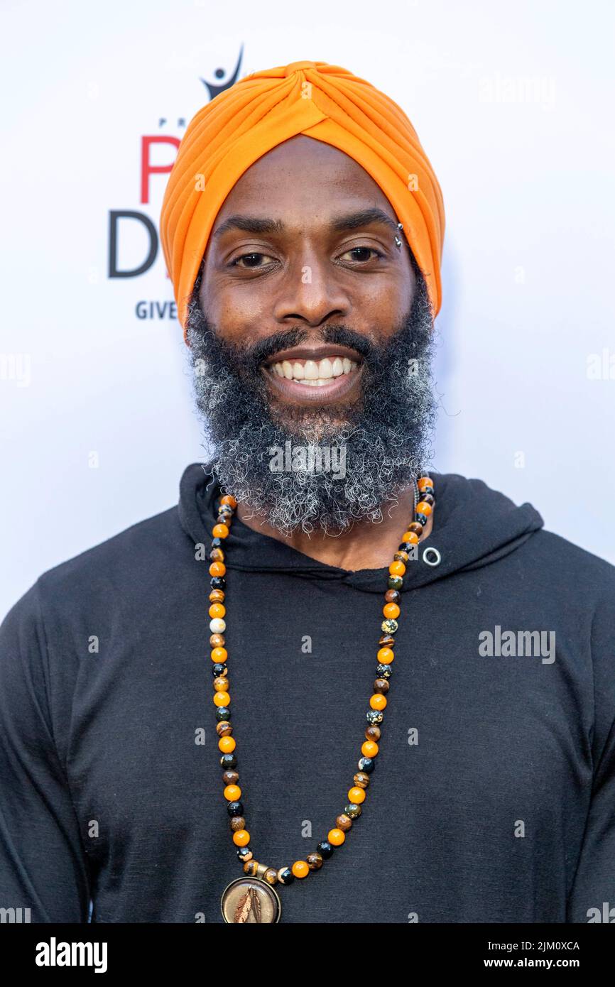 Los Angeles, CA, August 3, 2022, PrannaBlack Shaman attends Natasha Graziano's book launch