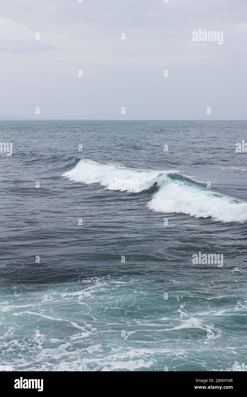 A beautiful landscape of an endless sea Stock Photo