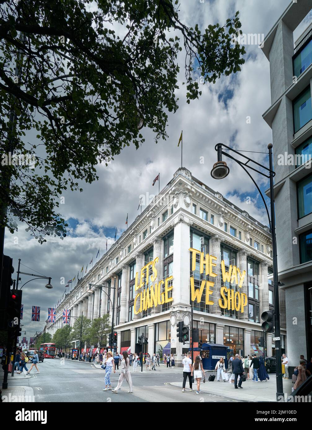 Selfridge department store, Oxford Street shopping centre, London