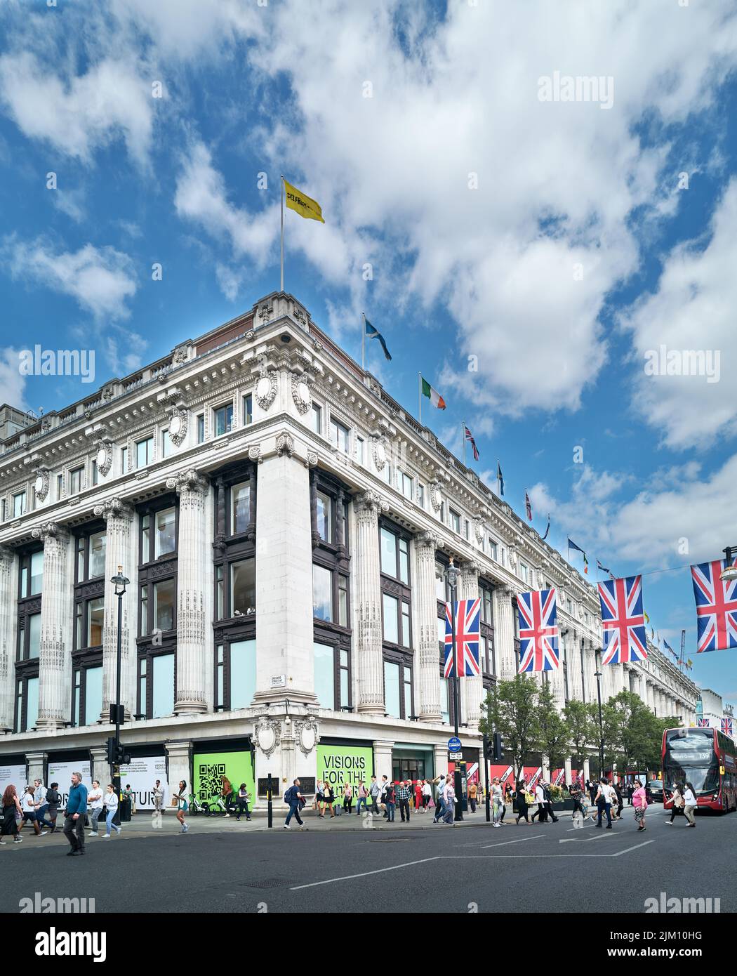 Selfridge department store, Oxford Street shopping centre, London