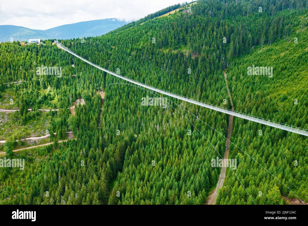 Sky Bridge 721 is the longest suspension bridge between two hills in