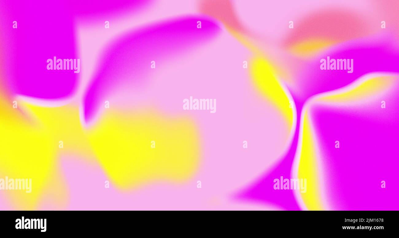Image of glowing multi coloured gradient abstract out of focus shapes ...