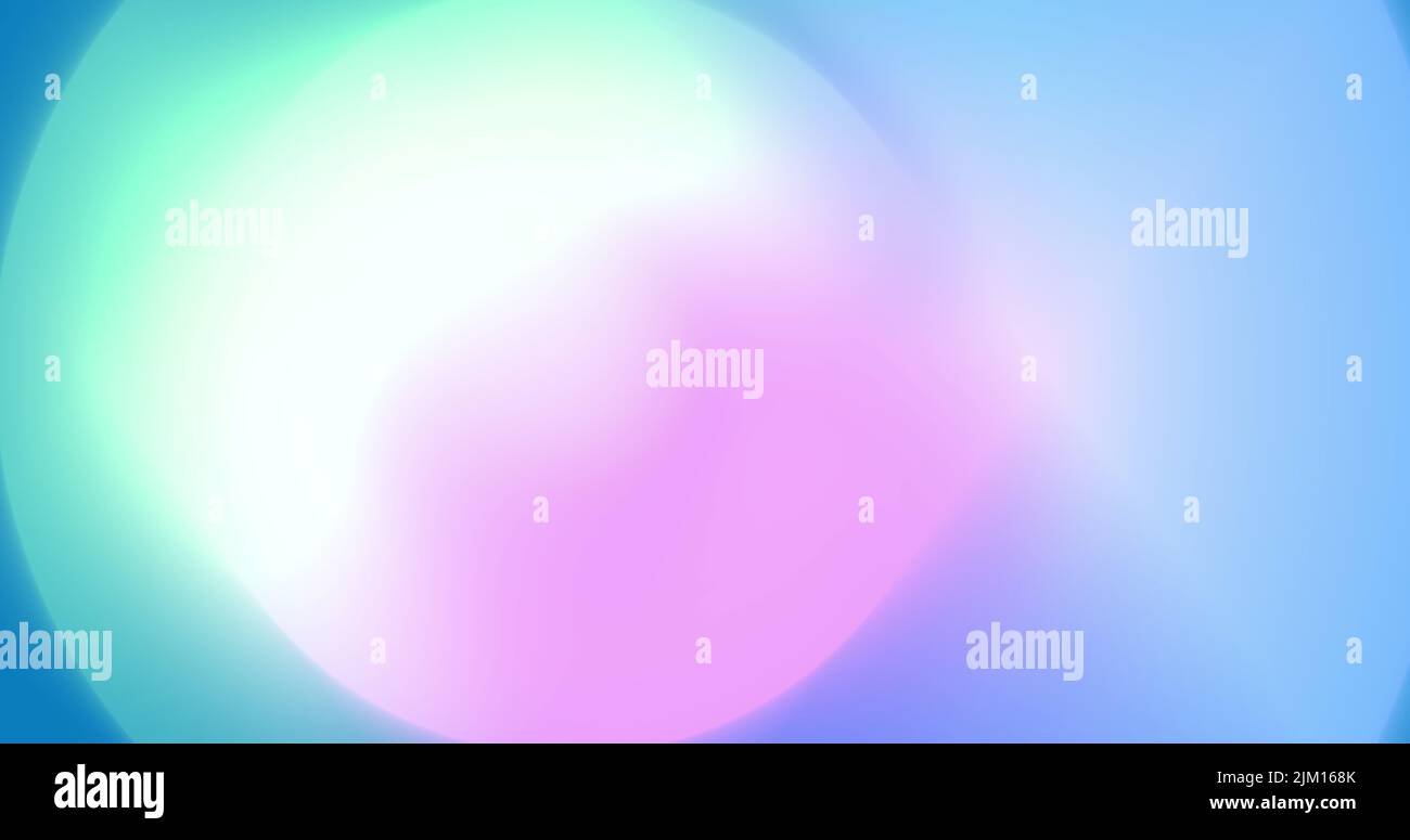 Image of glowing multi coloured gradient abstract out of focus shapes ...