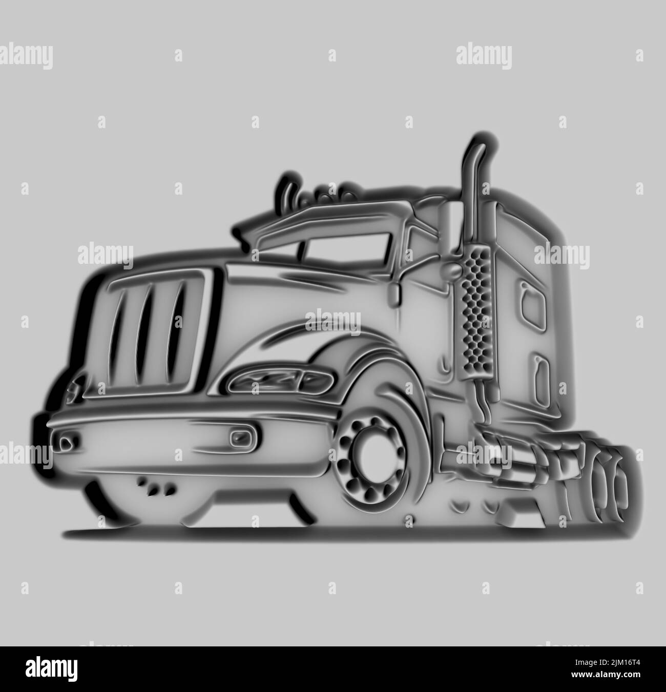 A semitrailer truck, also known as a semitruck is the combination of a