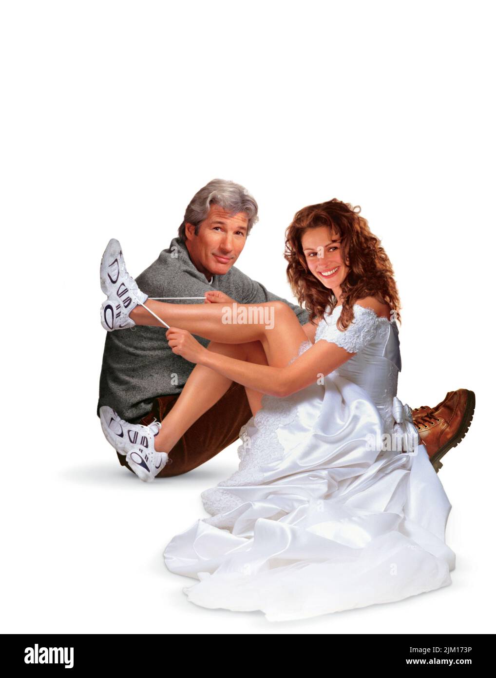 JULIA ROBERTS and RICHARD GERE in RUNAWAY BRIDE (1999), directed by GARRY MARSHALL. Credit: TOUCHSTONE PICTURES/PARAMOUNT PICTURES / Album Stock Photo
