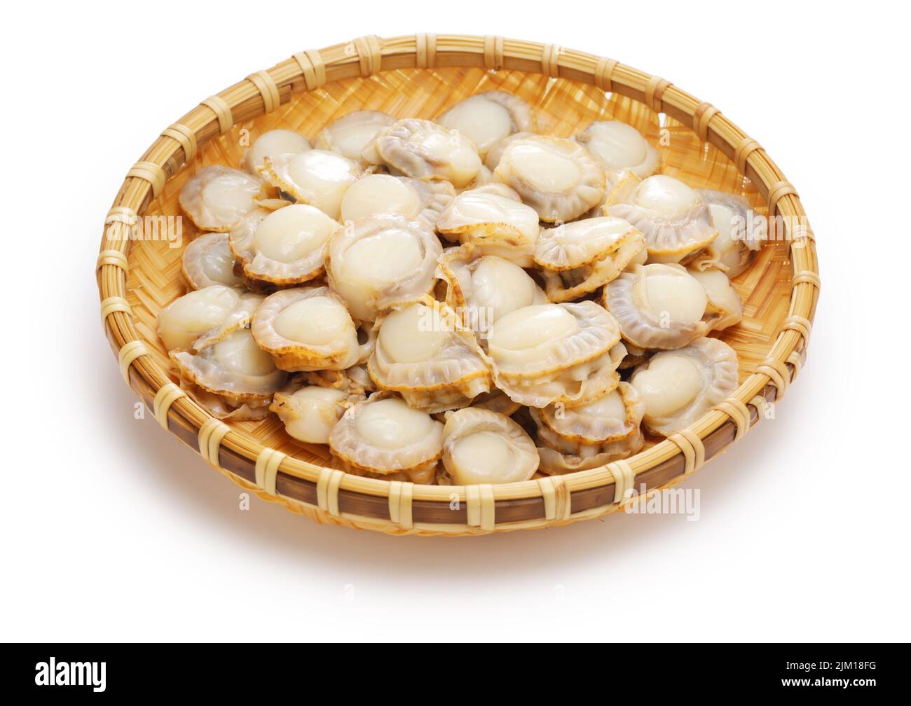 steamed baby bay scallops, Japanese food Stock Photo Alamy