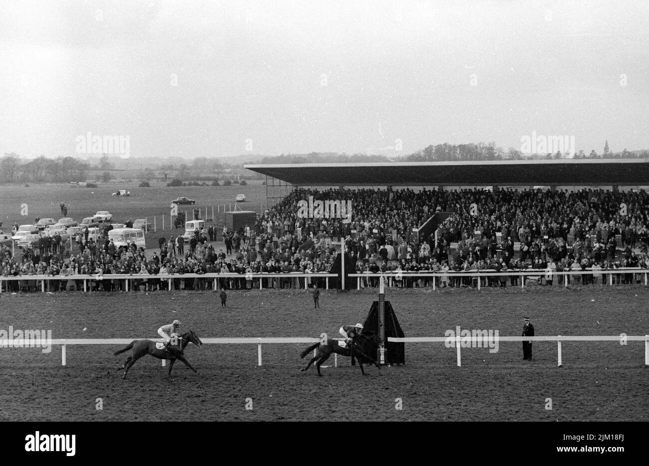 Warwick Races, Warwickshire, England, UK. 1970 Stock Photo