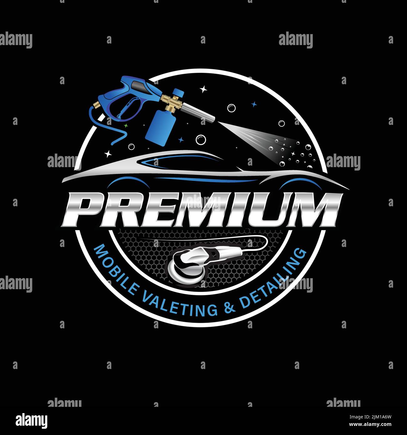 Valeting automobile Stock Vector Images Alamy