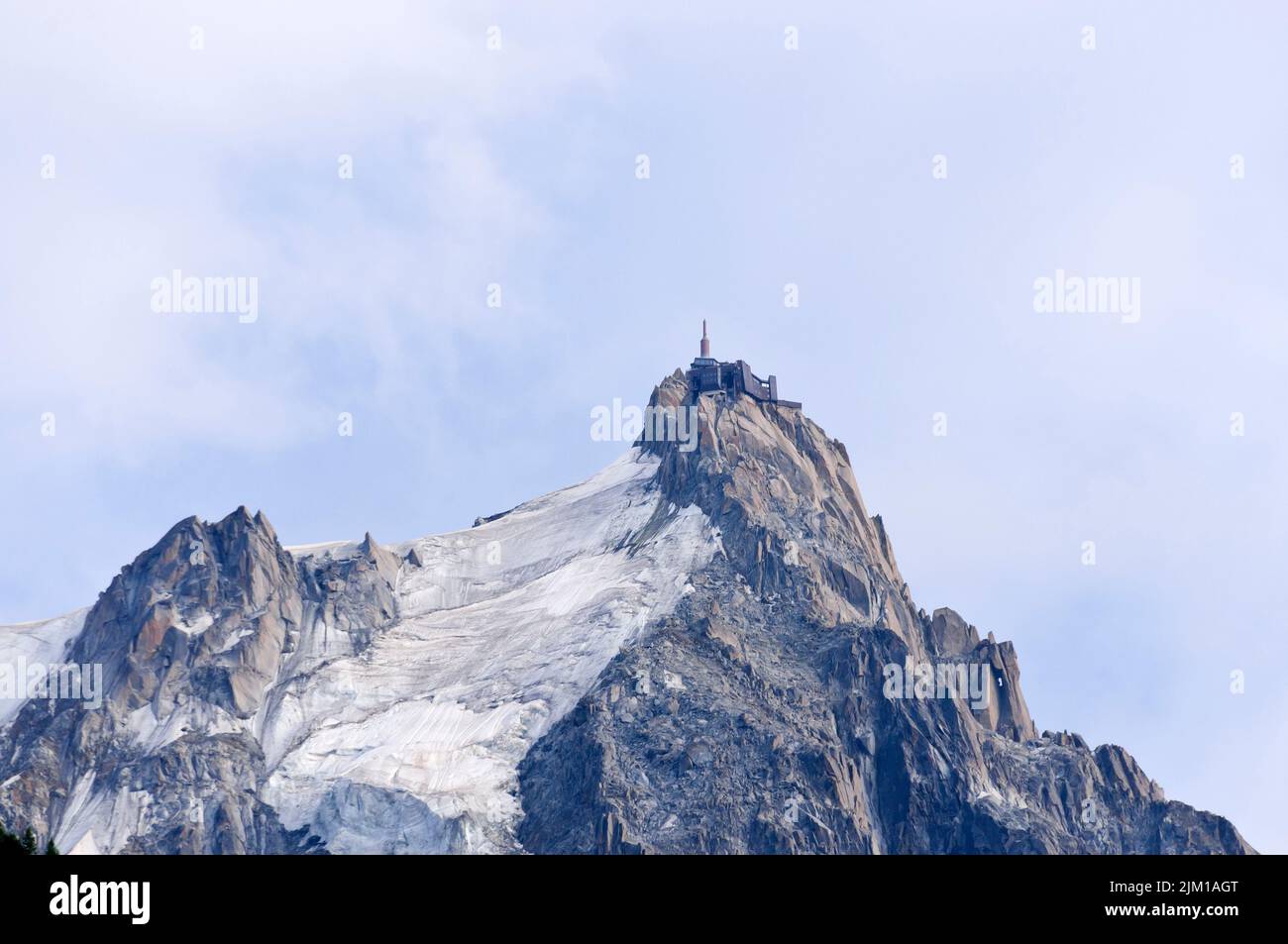 Aiguille de Midi, Chamonix Mont-Blanc, France Stock Photo
