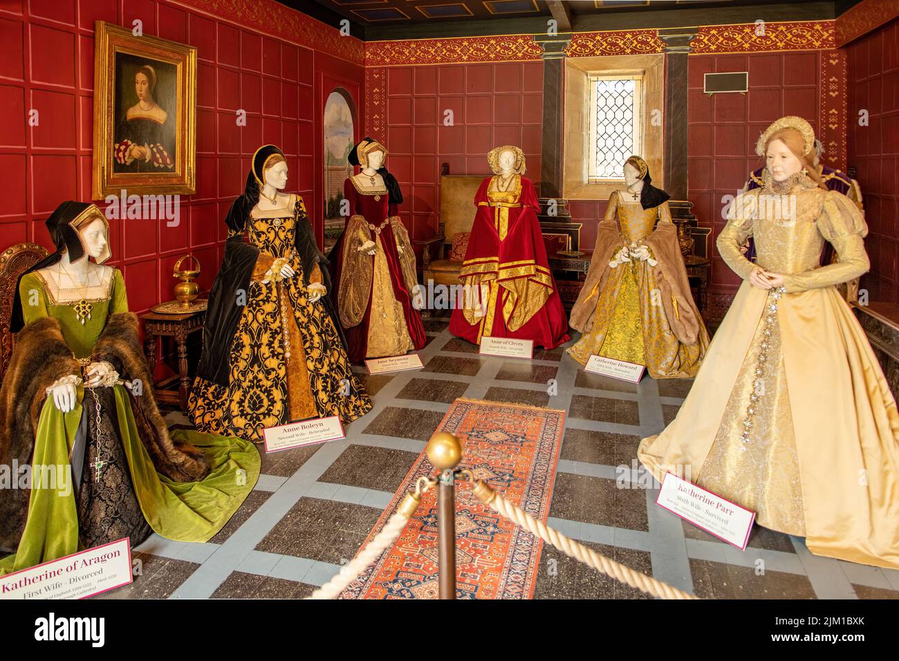 Six Queens of Henry VIII in Sudeley Castle, Gloucestershire