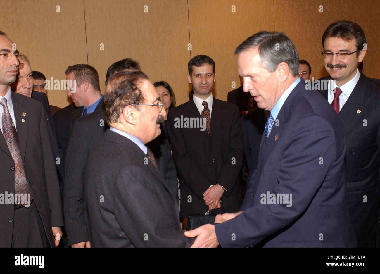 Bulent Turkey Office of the Secretary - SECRETARY DONALD EVANS WITH TURKISH PRIME ...
