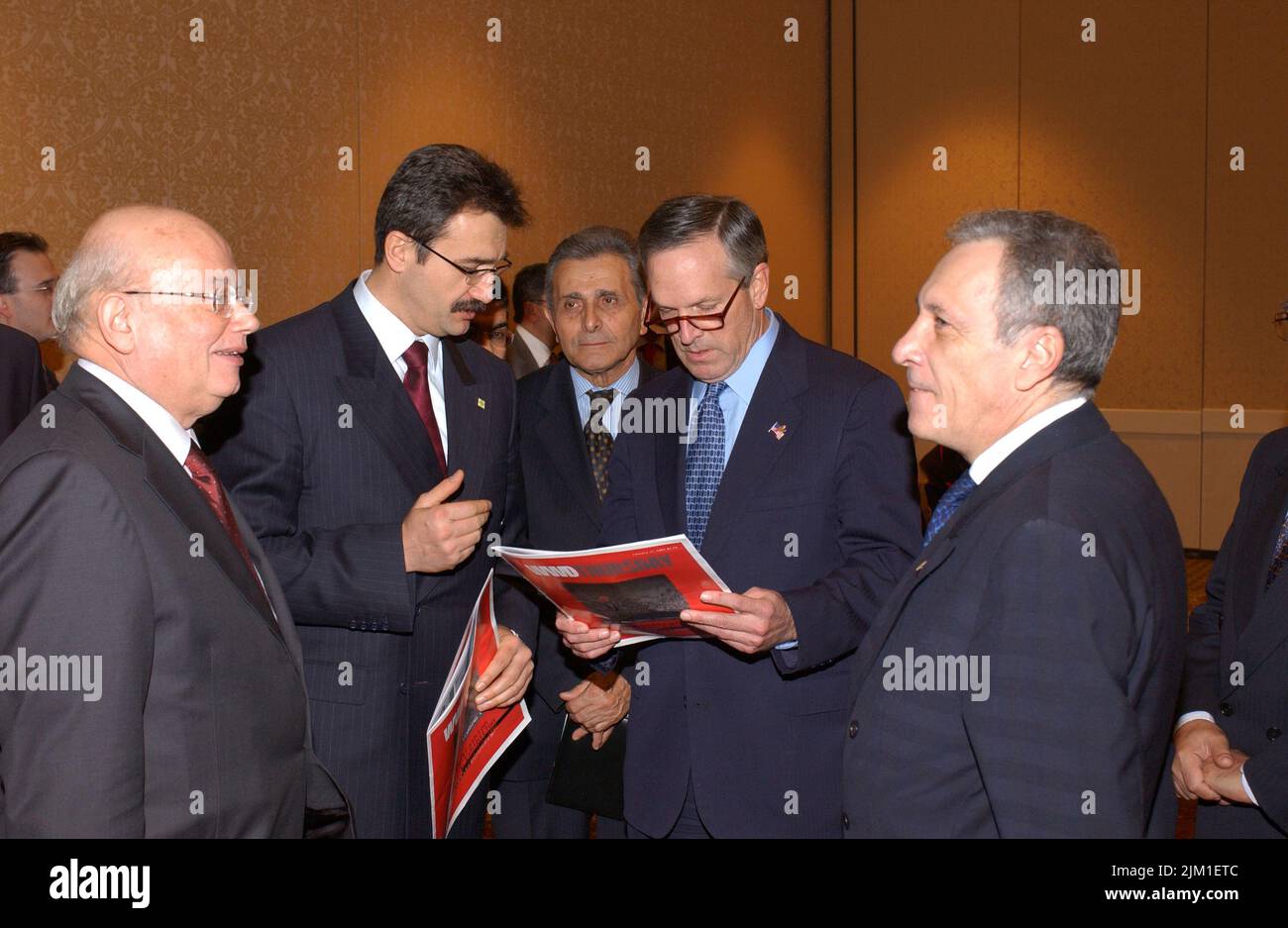 Bulent Turkey Office of the Secretary - SECRETARY DONALD EVANS WITH TURKISH PRIME ...