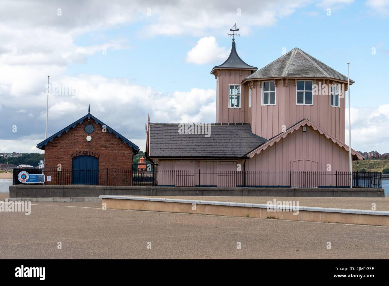 South Shields Volunteer Life Brigade headquarters, on the South Pier in ...