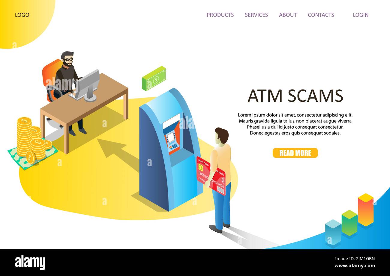 Bank fraud scams Stock Vector Images Alamy