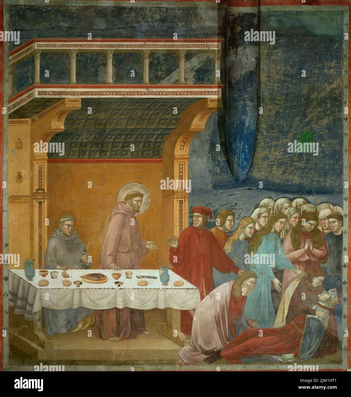 Death of the Knight of Celano (from Legend of Saint Francis). Museum ...