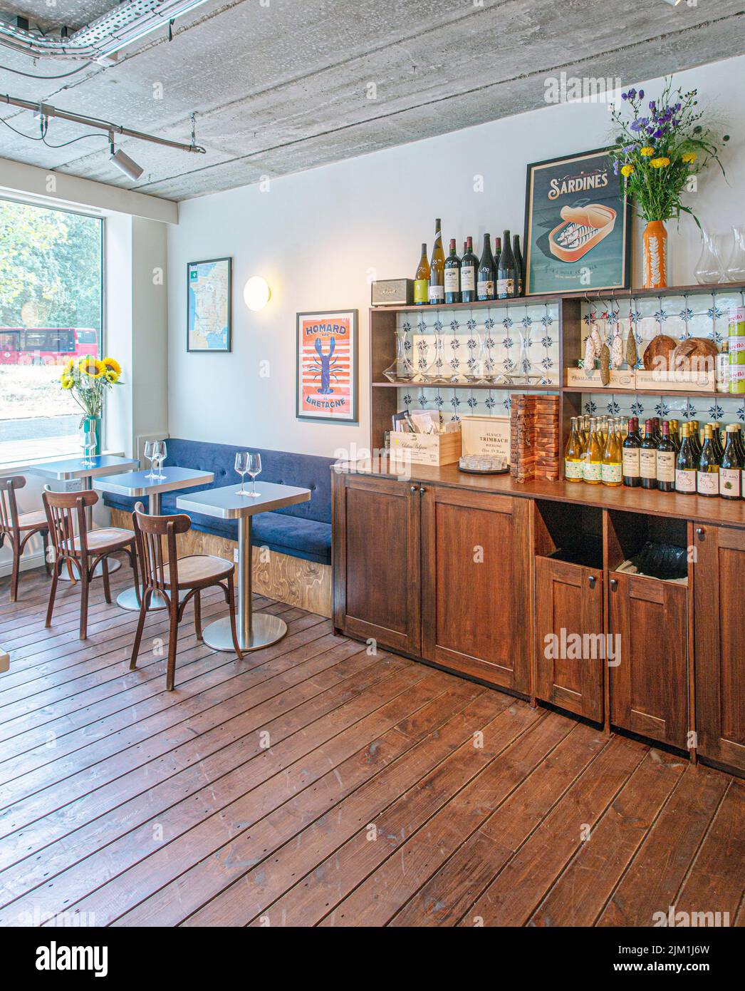 Modern bar interior Stock Photo