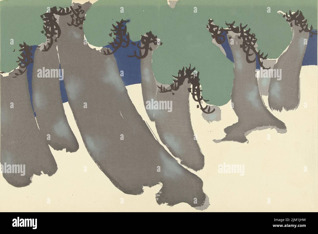 Windswept Pines (Sonarematsu). From the series "A World of Things