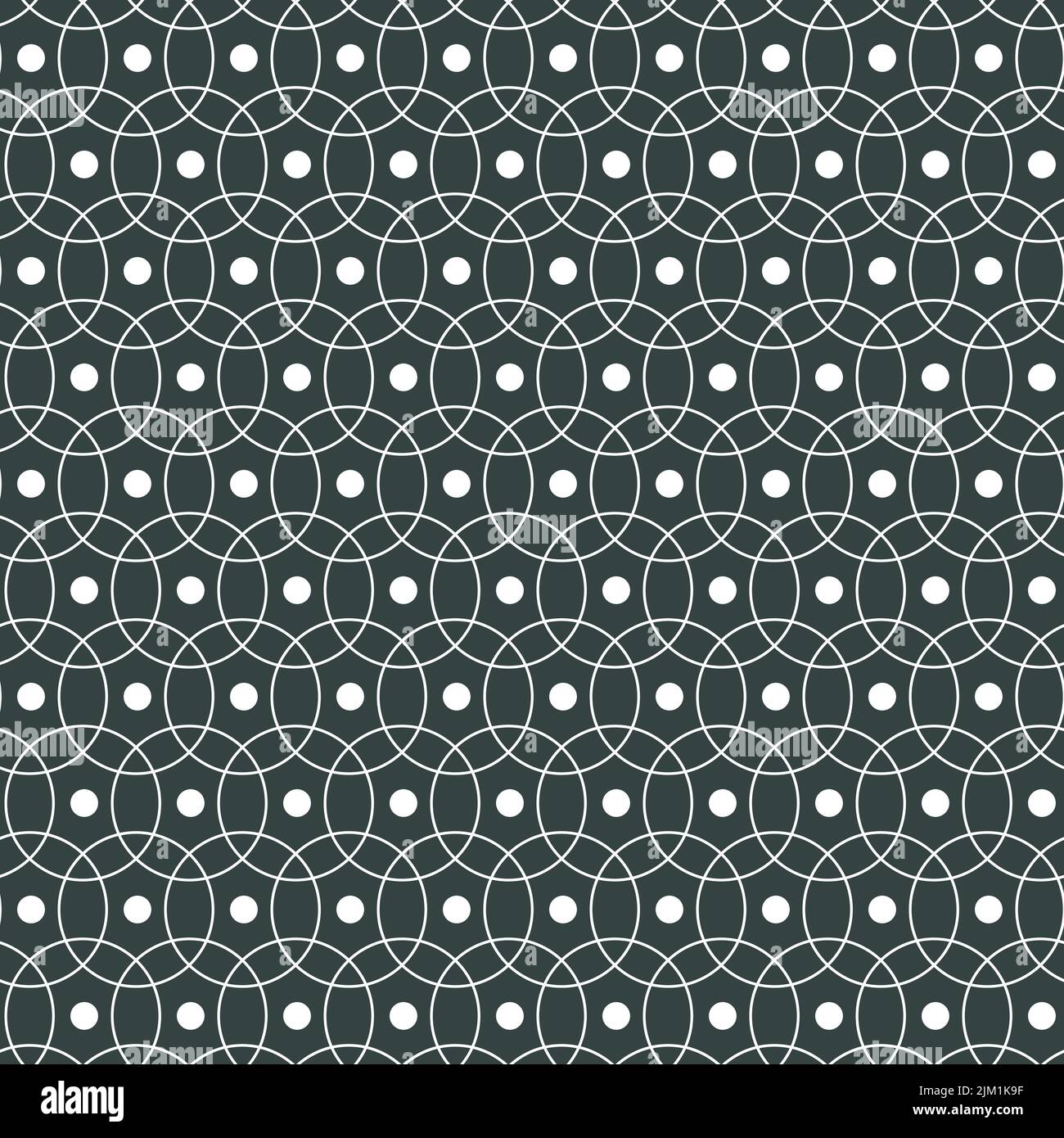 Seamless pattern in a circle on a dark background for textile design ...